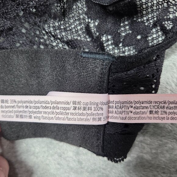 Victorias Secret Dream Angels Bra 44DD Twinkle Rhinestone Strap Lace Push Up - Picture 8 of 8